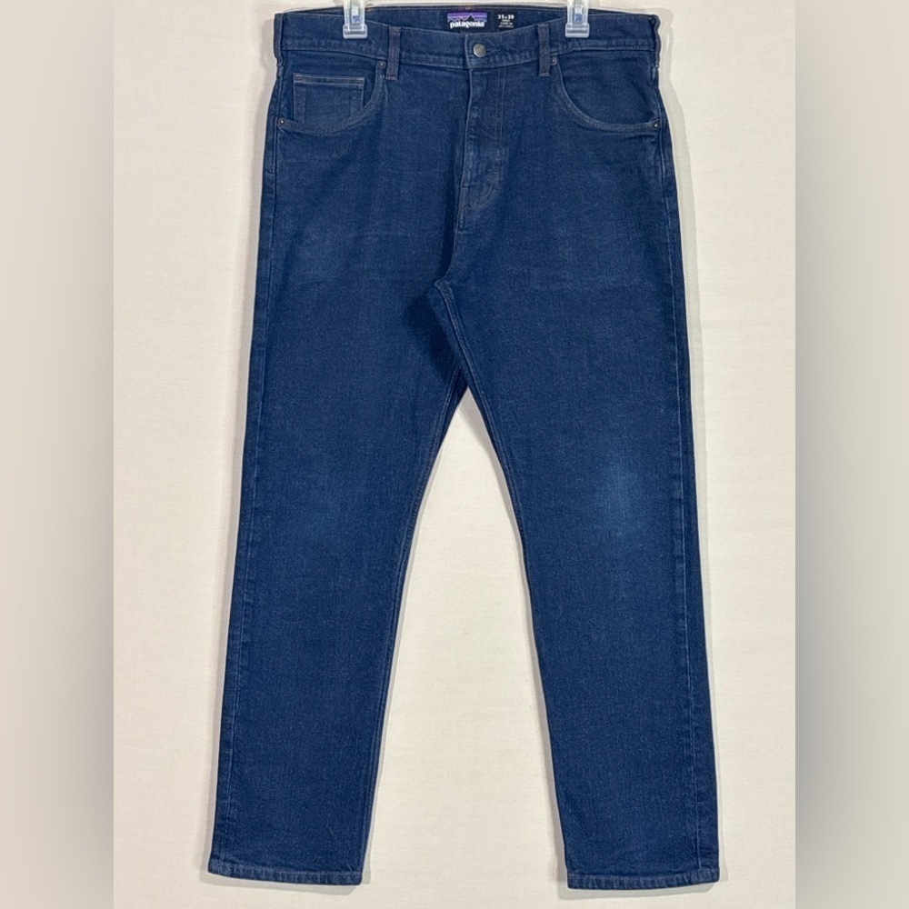 Patagonia Men’s Jeans 35x30 Dark Wash High Rise Straight Leg Denim